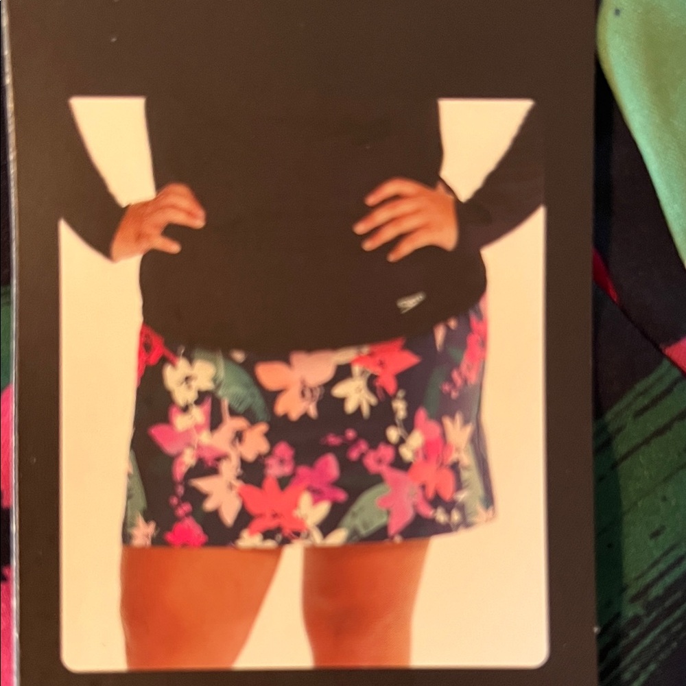 Speedo Floral Swim skirt/shorts